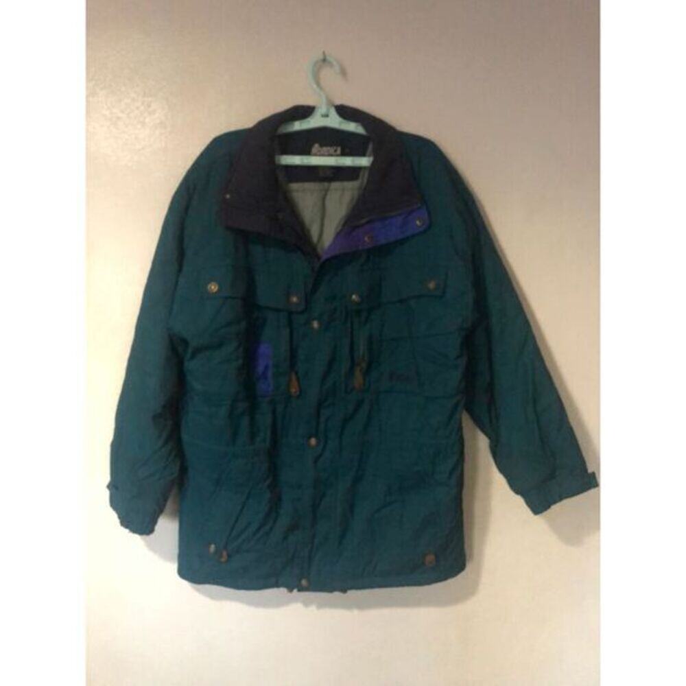 Nordica Classic Green Winter Ski Jacket Vintage Retro outherwear